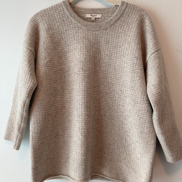 MADEWELL Gridstitch Pullover Sweater XS - Picture 1 of 15